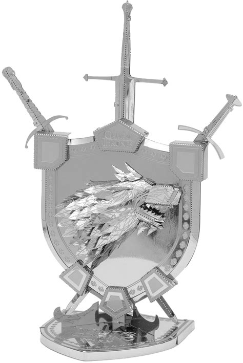 metal earth house stark|house stark sigil .